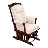 Stork Craft Angelina Glider Cushion - Cherry/Beige