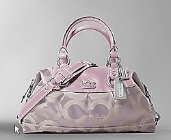 Coach Op Art Sabrina Satchel Duffle Bag Tote 12947 Lavender
