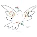 (22x28) Pablo Picasso Dove Of Peace - Blue Poster Art