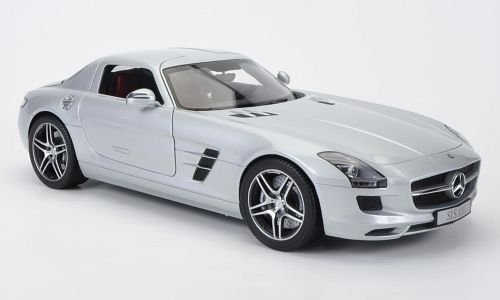 Mercedes SLS AMG Coupe silver Interieurfarbe red special model MCW limited Edition 500 pieces Model Car Ready made Premium ClassiXXs 1 12