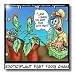 Venus Fly Traps and Fast Food Place - 10x10 Wall Clock