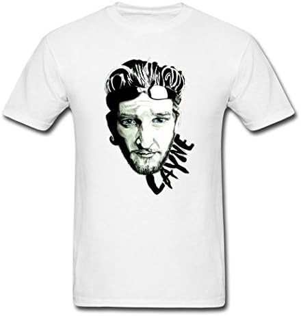 Lakerstar Men's Layne Staley Fan Art Poster Fashion T-Shirts X-Large