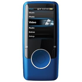Coby 4 GB Video MP3 Player with FM Radio (Blue) by Coby