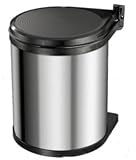 Produkt-Bild: Hailo 351203 Mono Abfallsammler 12 Liter, edelstahl/schwarz