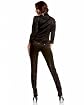 Collared Zip Thigh Jumpsuit Product Image
