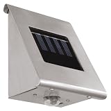 EGLO LED-Solar-Wandleuchte 1xLED Edelstahl