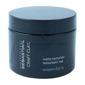 Sebastian Craft Clay Remoldable Matte Texturizer Unisex, 1.7 Ounce