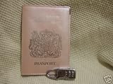 Baby Pink Passport Holder With Padlock