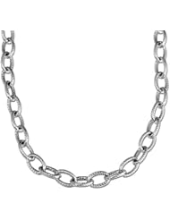Sterling Silver Twisted Rope Chain Link Necklace - 20"