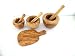 from ARTISIANA Set of 3 Olive Wood Pestle & Mortar -Free cheese board Model SPM3