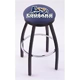 Brigham Young Cougars 30 Single-ring Swivel Bar Stool with Chrome Accent Ring