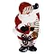 Candy Claus Shaped Platter
