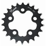 Rocket Alloy Ramped Chainring 58mm 5 Bolt 22T Black/Silver