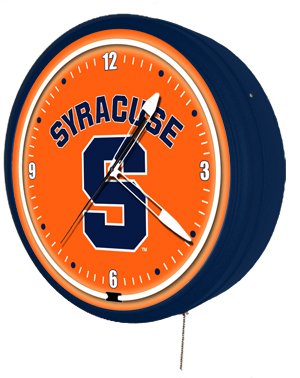 Syracuse Orange Neon Clock