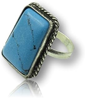 Jewelmake Atlin Turquoise Stone Ring
