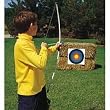 Junior Archery Set, 39 Inch Fiberglass Bow, 3 18 Inch Arrows, 4 Color Targets, Boxed
