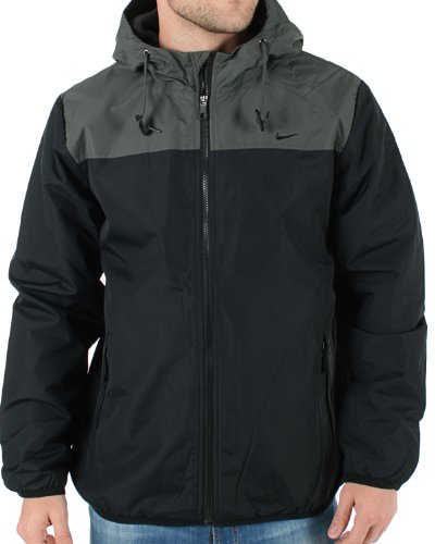 NIKE Herren Jacke Fleece Lined, black/midnight fog/black, XL, 419019-010