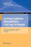 Intelligent software methodologies, tools and techniques : 14th international conference, SoMeT 2015, Naples, Italy, September 15-17, 2015 : proceedings