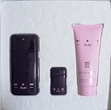 Givenchy Play Intense Gift Set for Her 3-Piece Set (1.7 OZ PLAY INTENSE EDP SPRAY, .17 OZ EDP PLAY INTENSE , and 3.3 OZ OZ VELVET BODY LOTION)