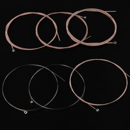 FACILLA® Set New Alice A206 1st-6th E B G D A E Acoustic Stainless Steel Guitar Strings