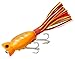 Arbogast Hula Popper - Yellow - Red/Yellow Skirt - 1 3/4