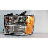 2007-2009 GMC SIERRA 1500 2500 3500 AUTOMOTIVE REPLACEMENT HEAD LIGHT LEFT TYC... by TYC
