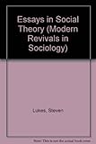 Essays in social theory