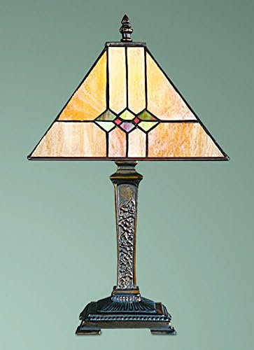 ***BUY 1 GET 1 FREE*** PLUS GET FREE SHIPPING / Tiffany Style Table Lamp / 17.5 Inch Height / Desk Lamp / Wilsons Lighting / ROME Series / Home &amp; Office Decor Collection / G121786