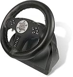 PC, PlayStation 2 - 2 in1 Force Vibration Racing Wheel - 