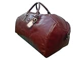 Ceancarel - Sac de voyage en cuir - Coloris fauve
