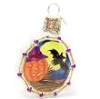 Inside Art Bat and Jack O'Lantern Halloween Ornament