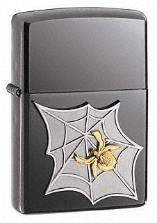Zippo Lighter Perfect Picture Chrome Emblem, Brushed Chrome