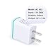 Wall Charger, MaxMall 3-Pack 1.0AMP USB Travel Wall Charger Adapter for iPhone 6 Plus, 6s Plus, 5s, iPad, Tablet, Samsung Galaxy S6 Edge, Note 5, HTC, LG Sony and More Devices