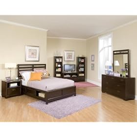 Legacy Classic Furniture Kids Matrix Bedroom Collection Bookcase Headboard, 2 Piers, Cork -Free Shipping