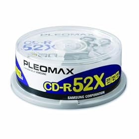 Samsung Pleomax 52X CD-R 80min 25 Disc Spindle