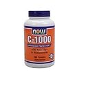 NOW Foods Vitamin C-1000 Sustained Release with Rose Hips, 250 Tablets