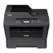 Brother DCP7065DN, Laser Multifunction Printer, Monochrome, Desktop, 27PPM, 250 Sht Cap, Black, 1/Each