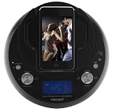 Intempo Phono iPhone Speaker and Radio with Alarm Clock and Rotating Dock