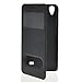 Huawei Honor 4 Play Case,COOLKE [Black] Luxury Folio Case View Window Ultra Thin Flip Cover for Huawei Honor 4 Play