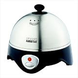 from Designer Habitat Designer Habitat - Exclusive Electric Egg Boiler Cooker for up to 7 Eggs Stainless Steel construction produces 7 perfectly boiled eggs