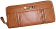 Women's Michael Kors Zip Around Continental Moxley Leather Wallet Luggage