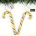 LSU TIGERS CANDY CANE CHRISTMAS ORNAMENTS SET (6)