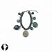 SG PARIS BRACELET 18CM+EXT COMB TEAL BLE PETR/CAN/BL ZIRC BRACELET BRACELET PLASTIC WINTER WOMEN FANTASY PEARL FASHION JEWELRY / HAIR ACCESSORIES BALL