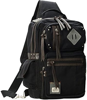 DEVICE Madison Mega Size Messenger Shoulder Bag (DBH-40043) Black