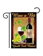 Wine a Bit Indoor/ Outdoor Sublimation Garden Flag 13" X 18.5" 67021
