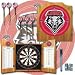 University of New Mexico Dart Cabinet with Darts and Board