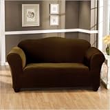 Stretch Velvet Loveseat Slipcover