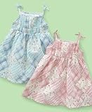 Greendog Baby Girl Patchwork Smocked Dress