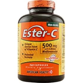 Ester C 500mg w/citrus bioflavanoids 240 Capsules