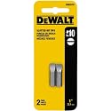 DeWALT No.10 Slotted 1 in. Insert Bit Tips